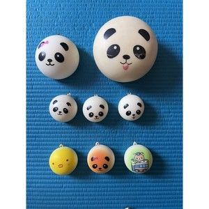 Assorted Panda Bun Squishies, Slow Rising